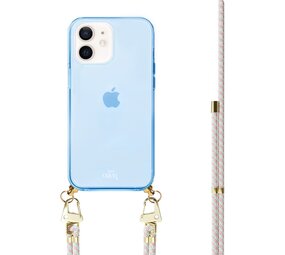 xoxo Wildhearts iPhone 12 Blau Hülle mit Aqua Pink Kordel xoxo Wildhearts iPhone 12 Blau Hülle mit Aqua Pink Kordel