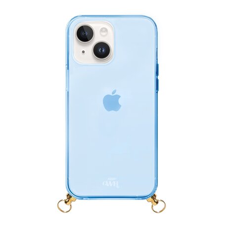 xoxo Wildhearts xoxo Wildhearts iPhone 13 Blau Hülle mit Aqua Pink Kordel xoxo Wildhearts xoxo Wildhearts iPhone 13 Blau Hülle mit Aqua Pink Kordel