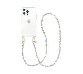 xoxo Wildhearts iPhone 14 Pro Transparente Hülle mit langer Pearlfection Kordel xoxo Wildhearts iPhone 14 Pro Transparente Hülle mit langer Pearlfection Kordel