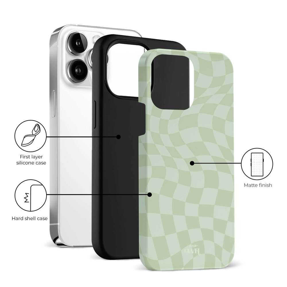 xoxo Wildhearts xoxo Wildhearts Pretty Pistache - iPhone 15 Pro Hülle xoxo Wildhearts xoxo Wildhearts Pretty Pistache - iPhone 15 Pro Hülle