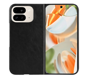 ShieldCase® Google Pixel 9 Pro Fold PU-Lederhülle (Schwarz)