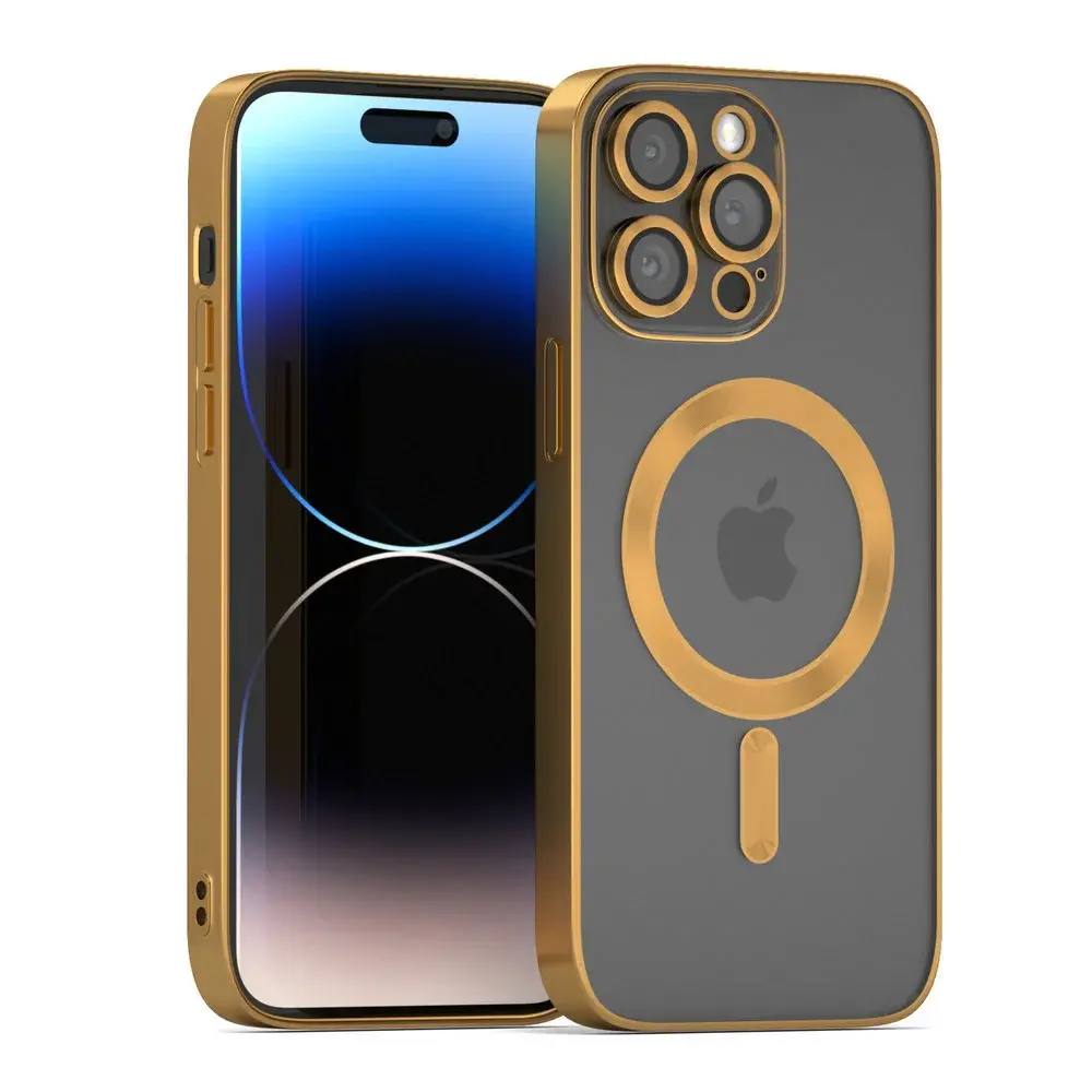 Coverzs Coverzs MagSafe Hülle mit Kameraschutz iPhone 16 Pro Max (Gold) Coverzs Coverzs MagSafe Hülle mit Kameraschutz iPhone 16 Pro Max (Gold)