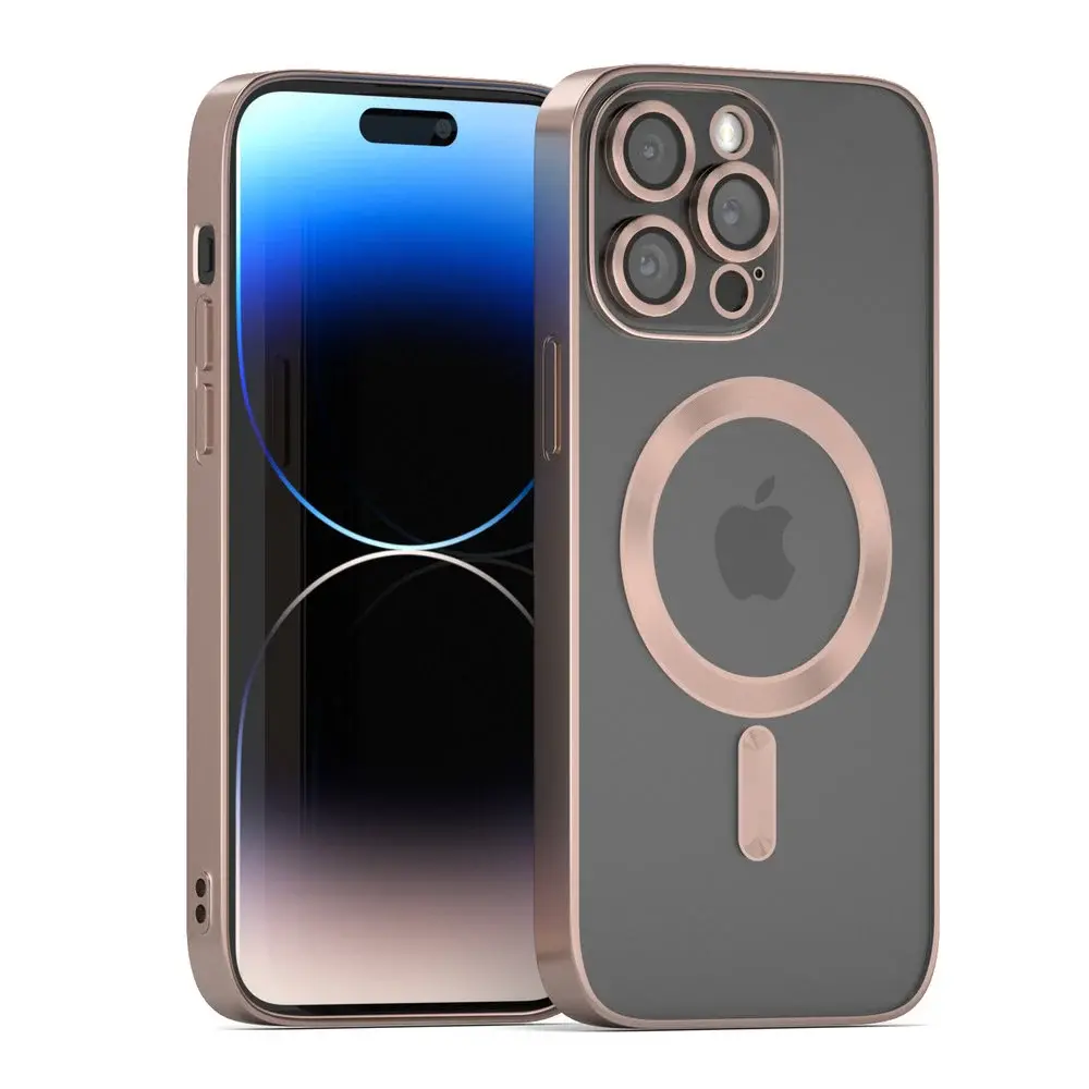 Coverzs Coverzs MagSafe Hülle mit Kameraschutz iPhone 16 Pro Max (Roségold) Coverzs Coverzs MagSafe Hülle mit Kameraschutz iPhone 16 Pro Max (Roségold)