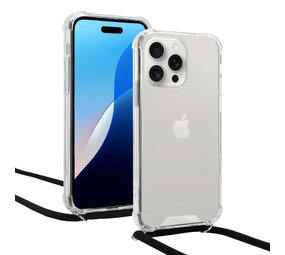 ShieldCase® Shock Case mit Band iPhone 16 Pro (Transparent)