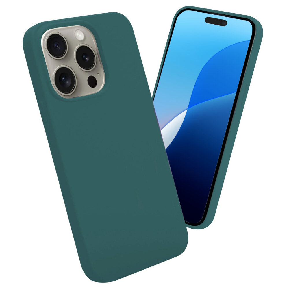 ShieldCase® ShieldCase Silikon Hülle iPhone 16 Pro Max (Dunkelgrün) ShieldCase® ShieldCase Silikon Hülle iPhone 16 Pro Max (Dunkelgrün)