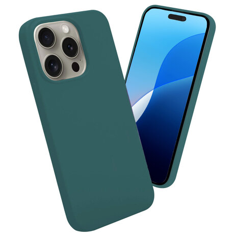 ShieldCase® ShieldCase Silikon Hülle iPhone 16 Pro Max (Dunkelgrün) ShieldCase® ShieldCase Silikon Hülle iPhone 16 Pro Max (Dunkelgrün)