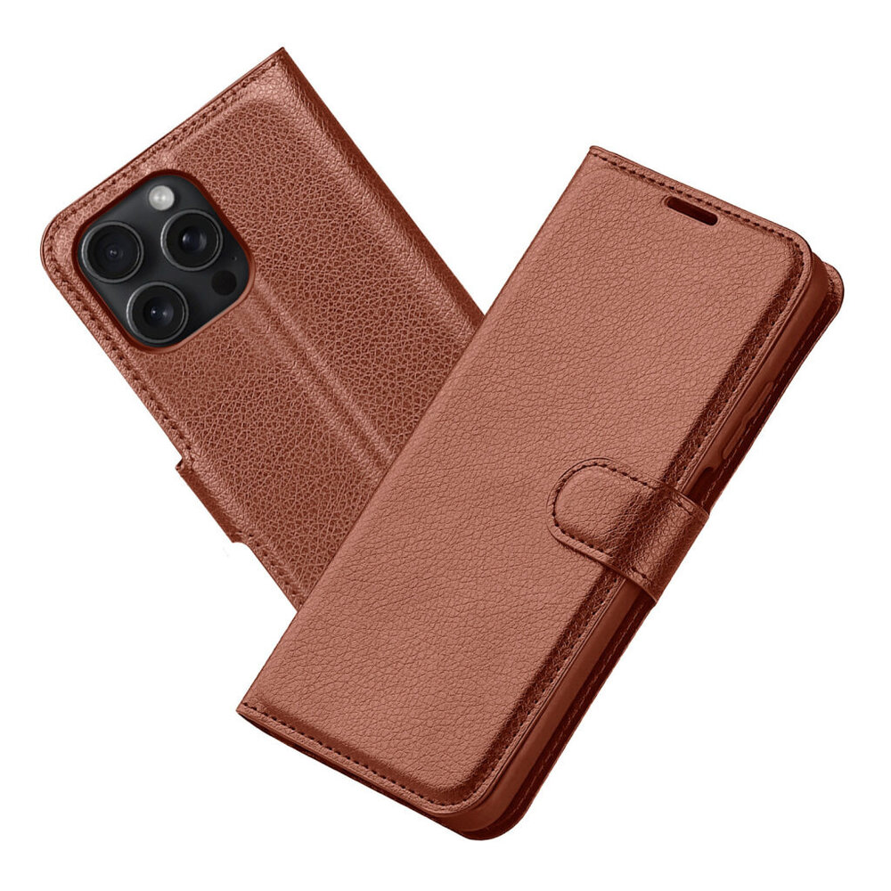 ShieldCase® ShieldCase Book Case iPhone 16 Pro (Braun)