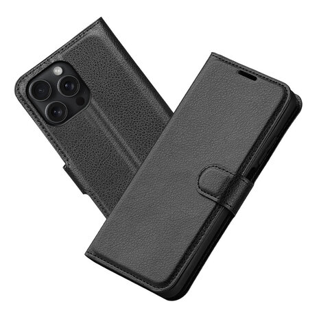 ShieldCase® ShieldCase Book Case iPhone 16 Pro Max (Schwarz)