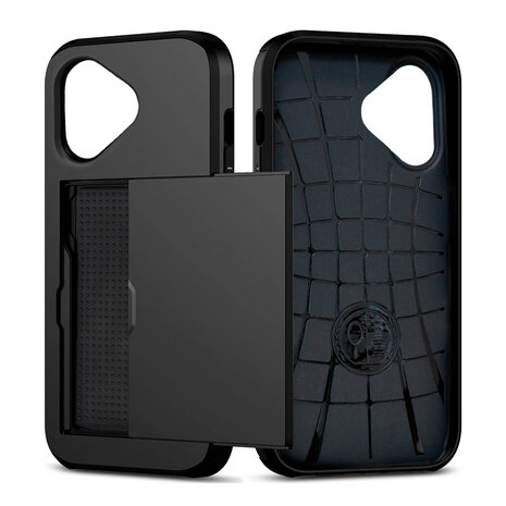 ShieldCase® ShieldCase Kartenfach Hülle mit Schieb iPhone 16 (Schwarz) ShieldCase® ShieldCase Kartenfach Hülle mit Schieb iPhone 16 (Schwarz)