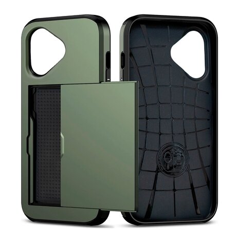 ShieldCase® ShieldCase Kartenfach Hülle mit Schieb iPhone 16 Plus (Dunkelgrün) ShieldCase® ShieldCase Kartenfach Hülle mit Schieb iPhone 16 Plus (Dunkelgrün)
