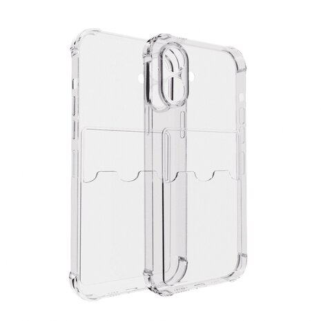 ShieldCase® ShieldCase Shock Case mit Kartenfach iPhone 16 (Transparent) ShieldCase® ShieldCase Shock Case mit Kartenfach iPhone 16 (Transparent)