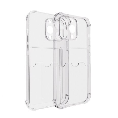 ShieldCase® ShieldCase TPU Hülle mit Kartenfach iPhone 16 Pro (Transparent) ShieldCase® ShieldCase TPU Hülle mit Kartenfach iPhone 16 Pro (Transparent)