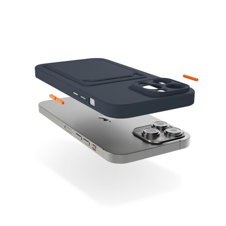 ShieldCase® ShieldCase Back Cover mit Kartenfach iPhone 16 Pro (Dunkelblau) ShieldCase® ShieldCase Back Cover mit Kartenfach iPhone 16 Pro (Dunkelblau)