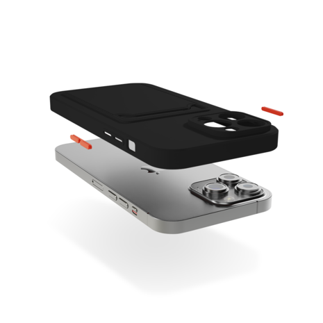 ShieldCase® ShieldCase Back Cover mit Kartenfach iPhone 16 Pro Max (Schwarz) ShieldCase® ShieldCase Back Cover mit Kartenfach iPhone 16 Pro Max (Schwarz)