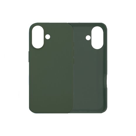 Ceezs Ceezs Hülle Silikon iPhone 16 (Dunkelgrün) Ceezs Ceezs Hülle Silikon iPhone 16 (Dunkelgrün)