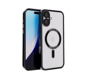 Coverzs MagSafe Hülle mit Kameraschutz iPhone 16 (Schwarz)