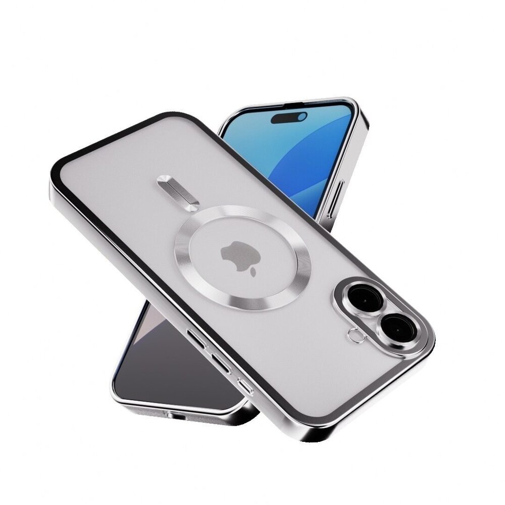 Coverzs Coverzs MagSafe Hülle mit Kameraschutz iPhone 16 (Silber) Coverzs Coverzs MagSafe Hülle mit Kameraschutz iPhone 16 (Silber)