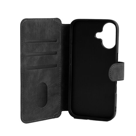 Coverzs Coverzs 2-in-1 MagSafe Book Case iPhone 16 (Schwarz) Coverzs Coverzs 2-in-1 MagSafe Book Case iPhone 16 (Schwarz)
