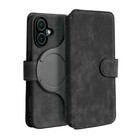 Coverzs Coverzs 2-in-1 MagSafe Book Case iPhone 16 Plus (Schwarz)