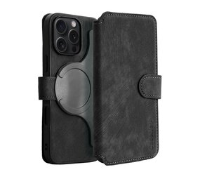 Coverzs 2-in-1 MagSafe Book Case iPhone 16 Pro (Schwarz)