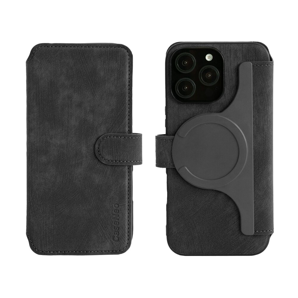 Coverzs Coverzs 2-in-1 MagSafe Book Case iPhone 16 Pro Max (Schwarz) Coverzs Coverzs 2-in-1 MagSafe Book Case iPhone 16 Pro Max (Schwarz)
