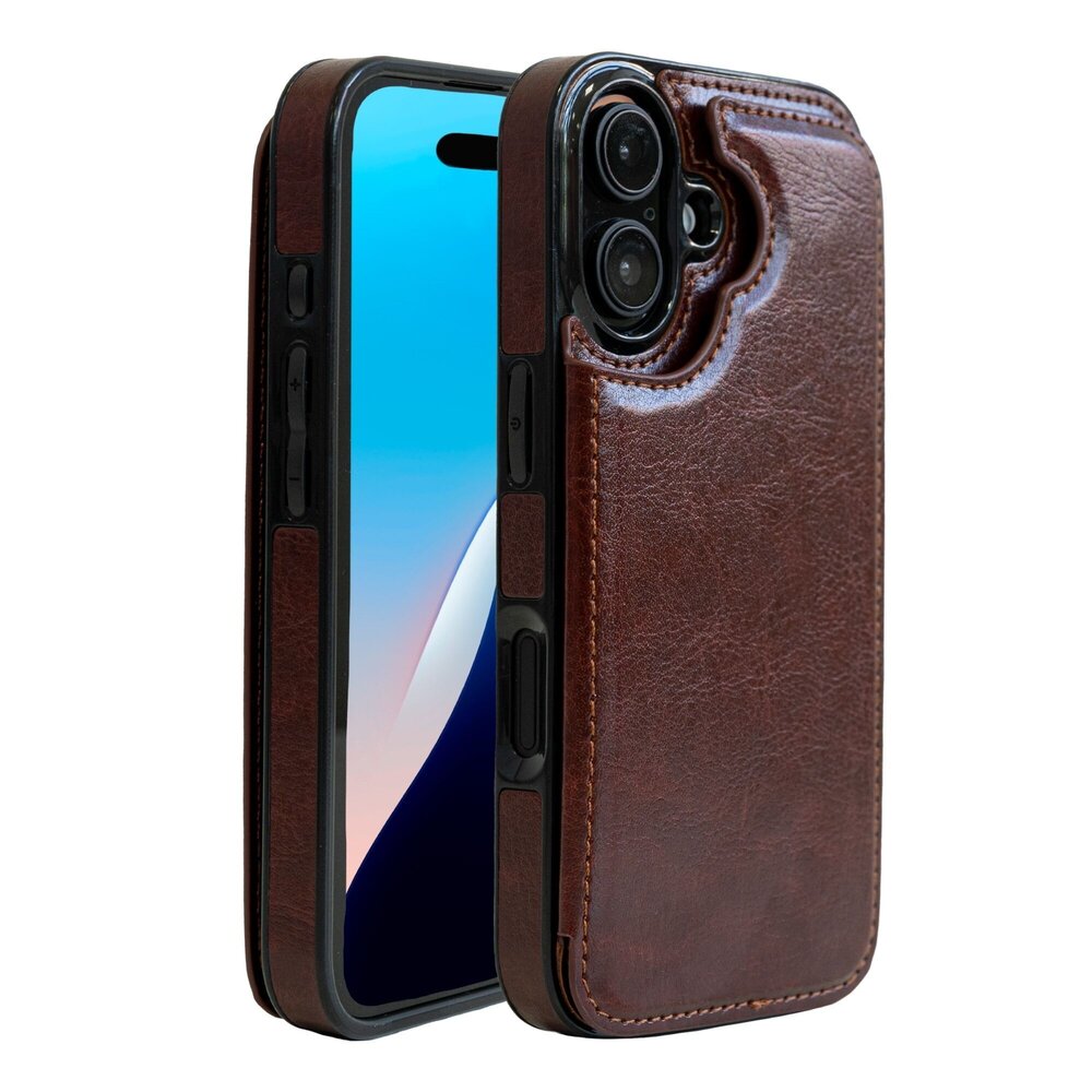 ShieldCase® ShieldCase Wallet Case iPhone 16 (Braun) ShieldCase® ShieldCase Wallet Case iPhone 16 (Braun)