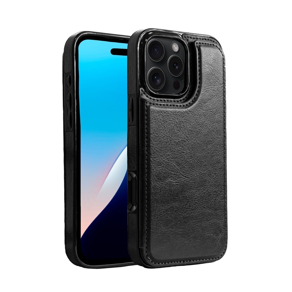 ShieldCase® ShieldCase Wallet Case iPhone 16 Pro Max (Schwarz)