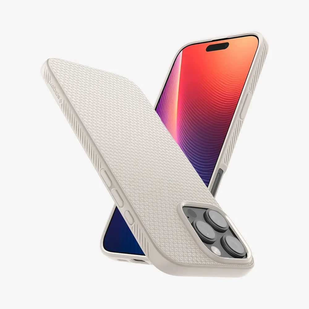 Spigen Spigen iPhone 16 Pro Max Liquid Air Hülle (titanium) Spigen Spigen iPhone 16 Pro Max Liquid Air Hülle (titanium)