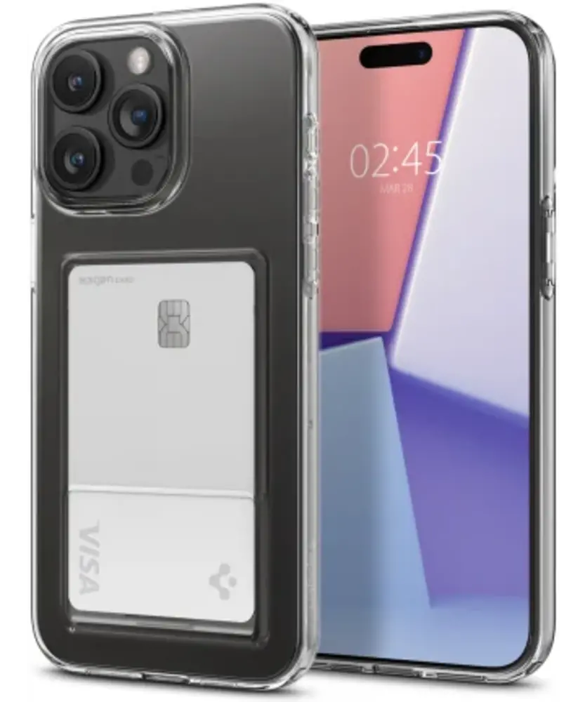 Spigen Spigen iPhone 16 Pro Max Crystal Slot Hülle (Transparent) Spigen Spigen iPhone 16 Pro Max Crystal Slot Hülle (Transparent)