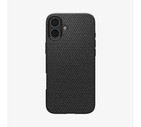 Spigen Spigen iPhone 16 Liquid Air Hülle (Mattschwarz) Spigen Spigen iPhone 16 Liquid Air Hülle (Mattschwarz)