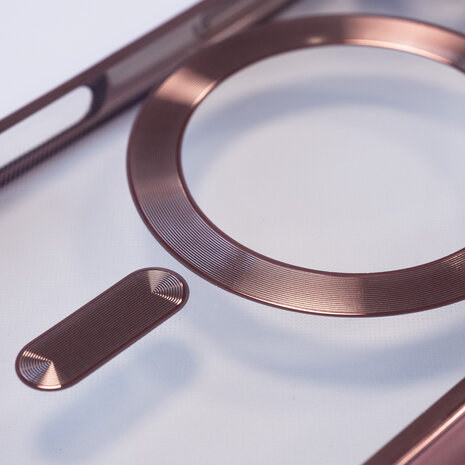 Coverzs Coverzs iPhone 14 Pro Max Magsafe Hülle mit Kameraschutz (Roségold)