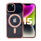 ShieldCase® ShieldCase iPhone 15 MagSafe Hülle mit Kamera-Stoßfänger (Rosa)