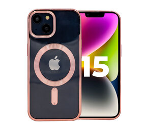 ShieldCase® iPhone 15 MagSafe Hülle mit Kamera-Stoßfänger (Rosa)