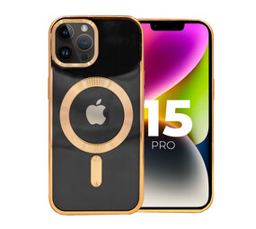 ShieldCase® iPhone 15 Pro MagSafe Hülle mit Kamera-Stoßfänger (Gold)