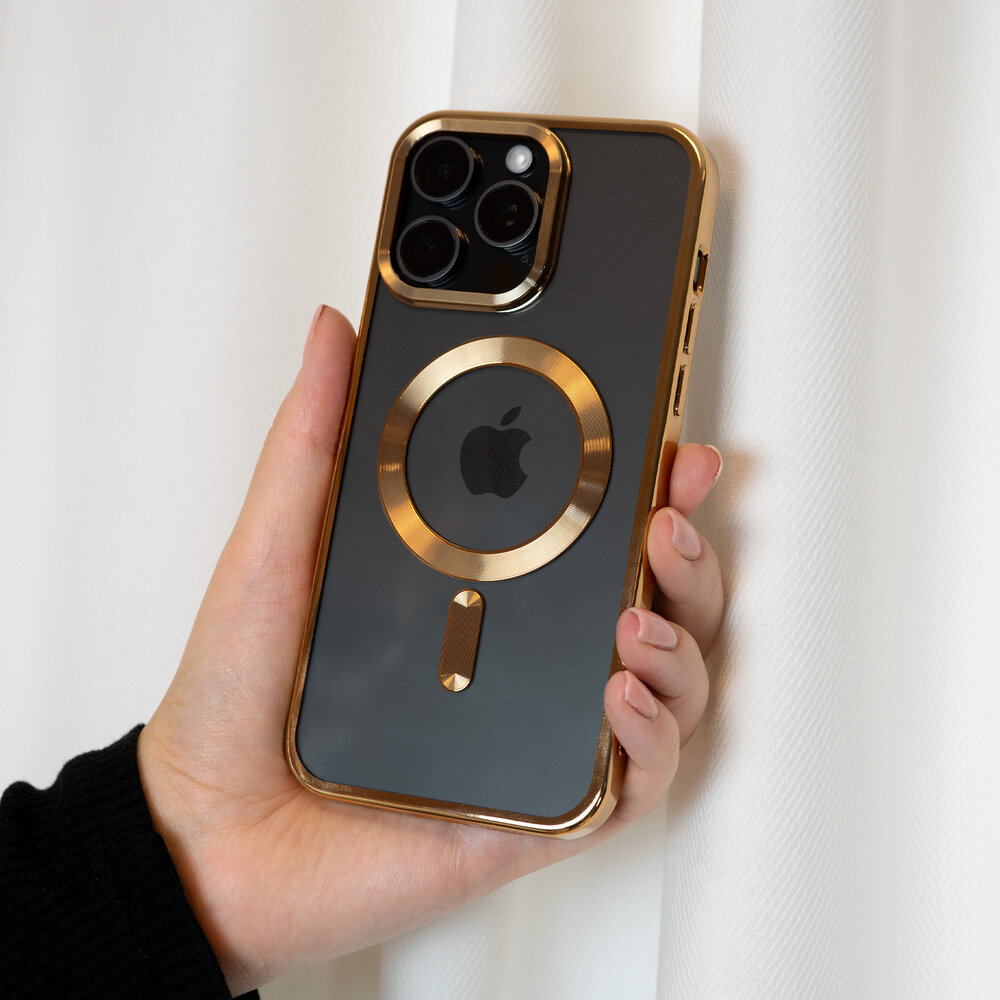 ShieldCase® ShieldCase iPhone 15 Pro MagSafe Hülle mit Kamera-Stoßfänger (Gold) ShieldCase® ShieldCase iPhone 15 Pro MagSafe Hülle mit Kamera-Stoßfänger (Gold)