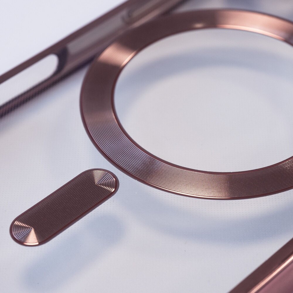 Coverzs Coverzs iPhone 13 Pro Max Magsafe Hülle mit Kameraschutz (Roségold)