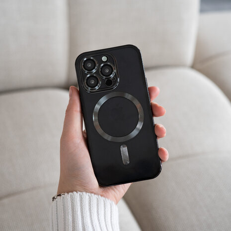 Coverzs Coverzs iPhone 11 Pro Magsafe Hülle mit Kameraschutz (Schwarz)