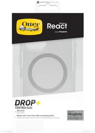 Otterbox OtterBox iPhone 16 React MagSafe Hülle (Transparent) Otterbox OtterBox iPhone 16 React MagSafe Hülle (Transparent)