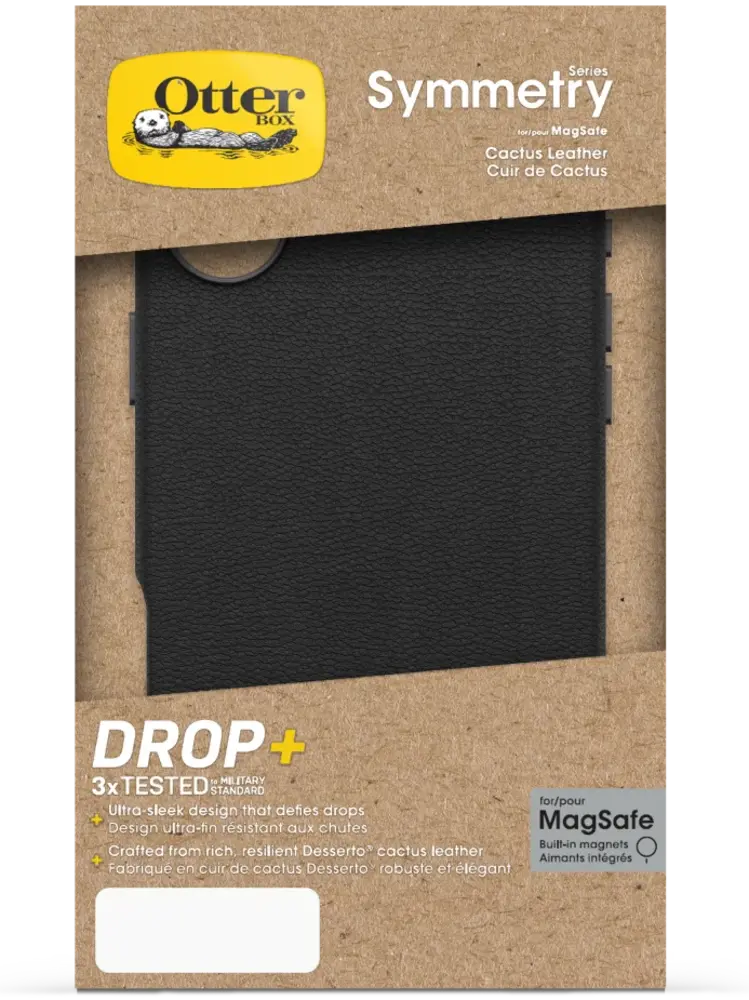 Otterbox OtterBox iPhone 16 Plus Symmetry Cactus Leder Hülle (Schwarz) Otterbox OtterBox iPhone 16 Plus Symmetry Cactus Leder Hülle (Schwarz)