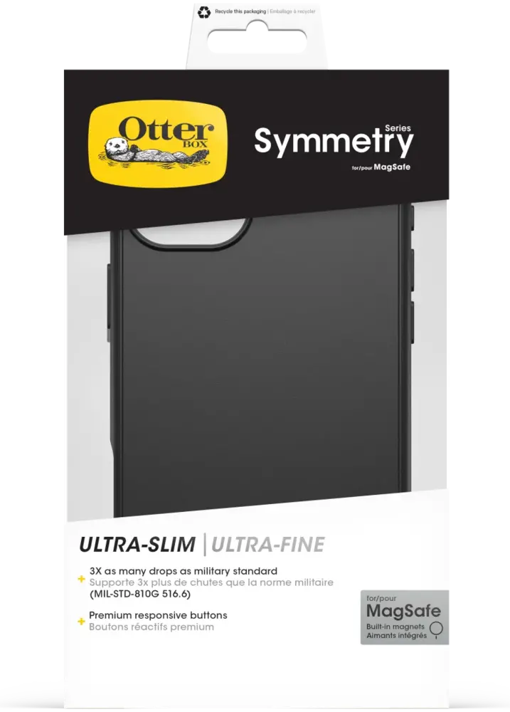 Otterbox OtterBox iPhone 16 Plus Symmetry MagSafe Hülle (Schwarz) Otterbox OtterBox iPhone 16 Plus Symmetry MagSafe Hülle (Schwarz)