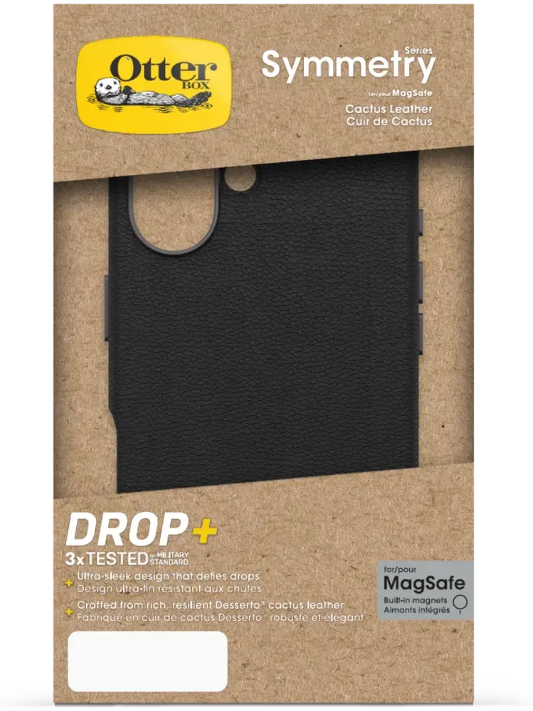 Otterbox OtterBox iPhone 16 Symmetry Cactus Leder Hülle (Schwarz)