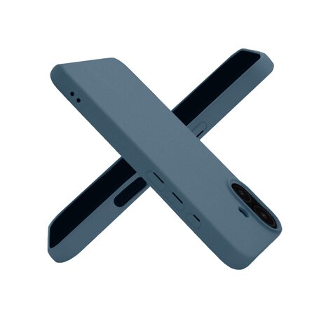 ShieldCase® ShieldCase Silikon Hülle iPhone 16 (Dunkelblau)