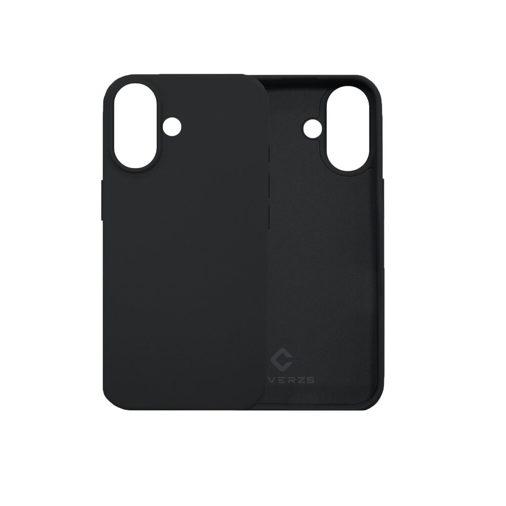 Coverzs Coverzs Solid Silikon Hülle iPhone 16  (Schwarz)