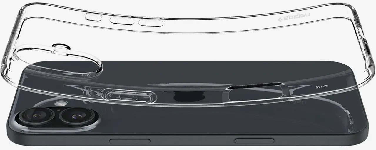 Spigen Spigen iPhone 16 Plus Crystal Flex Hülle (Transparent) Spigen Spigen iPhone 16 Plus Crystal Flex Hülle (Transparent)