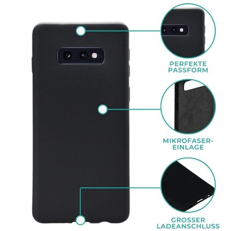ShieldCase® Shieldcase Samsung Galaxy S10 Plus Hülle Silikon (schwarz)