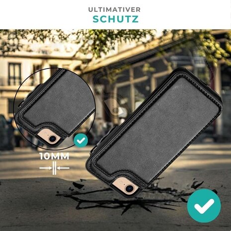 ShieldCase® ShieldCase iPhone 7 / iPhone 8 Wallet Case (schwarz)