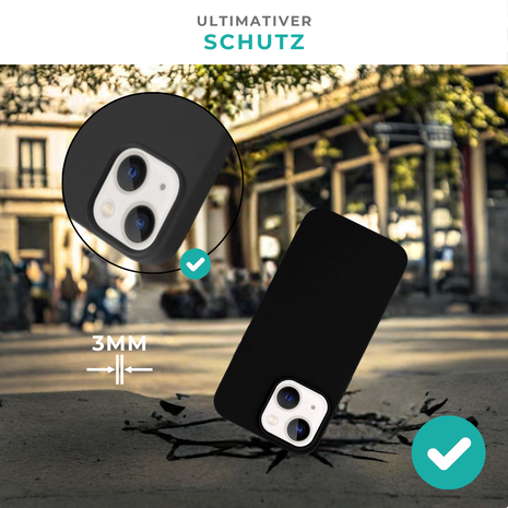 ShieldCase® ShieldCase iPhone 14 Plus Silikonhülle (Schwarz) ShieldCase® ShieldCase iPhone 14 Plus Silikonhülle (Schwarz)