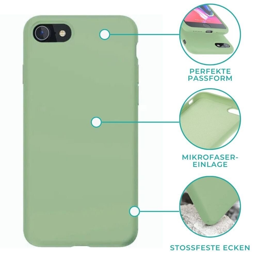 ShieldCase® Shieldcase Silikonhülle iPhone SE 2020 (Hellgrün) ShieldCase® Shieldcase Silikonhülle iPhone SE 2020 (Hellgrün)