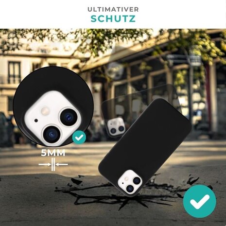 ShieldCase® ShieldCase iPhone 12 Mini Silikon Case (schwarz) ShieldCase® ShieldCase iPhone 12 Mini Silikon Case (schwarz)