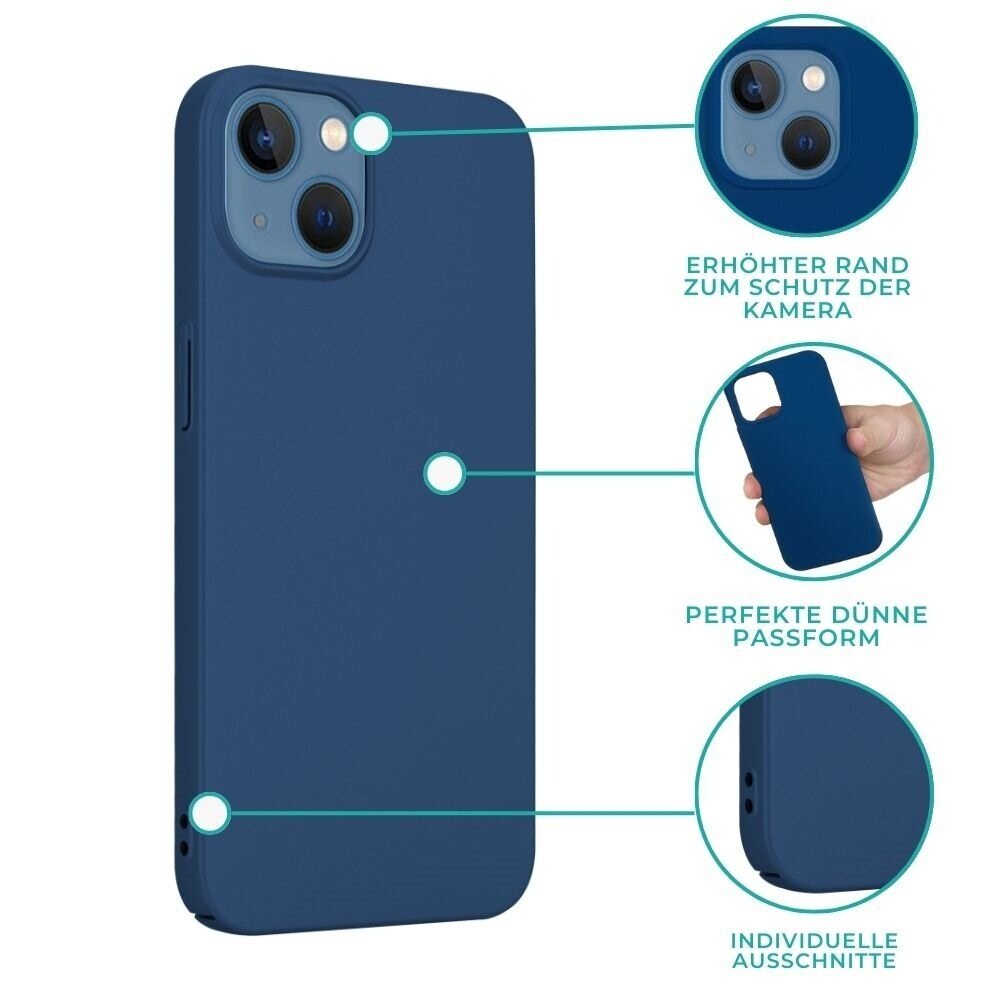 ShieldCase® ShieldCase Ultradünne Hülle iPhone 13 (Blau)